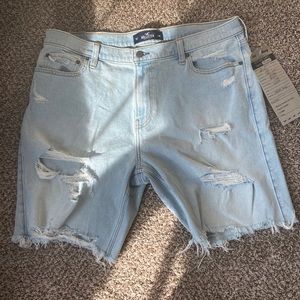 Ripped Jean Shorts